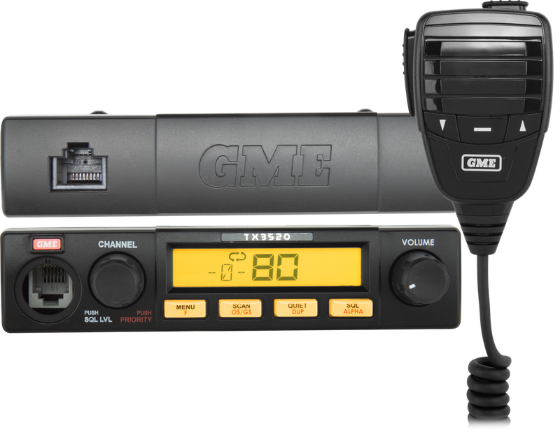 GME TX3520S 5 Watt Remote Head UHF CB Radio With Scansuite™