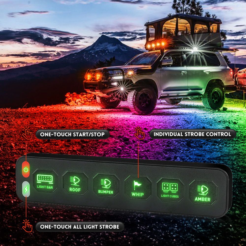 DC Mode 6 Way Wireless Switch Panel