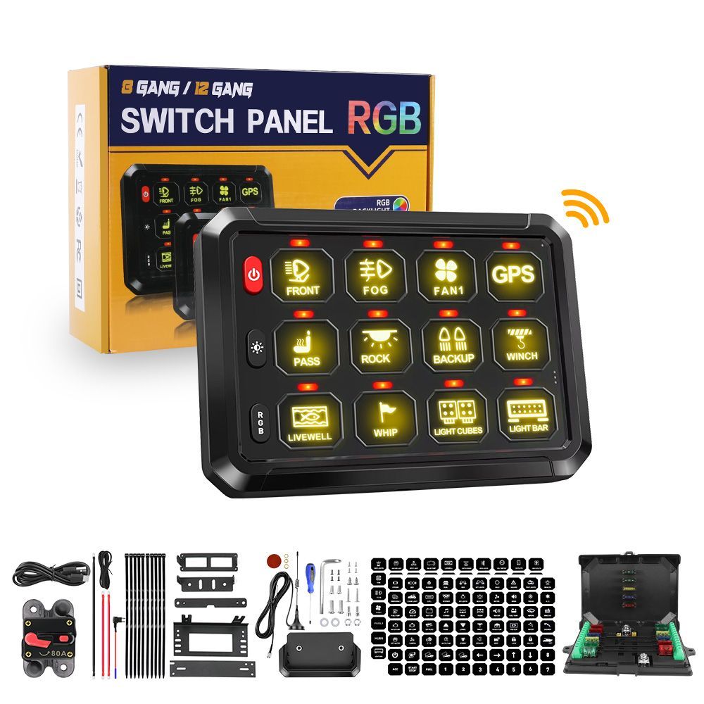 DC Mode 12 Way Wireless Switch Panel
