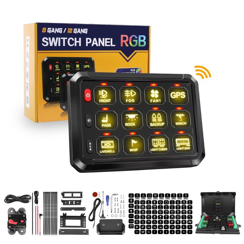 DC Mode 12 Way Wireless Switch Panel