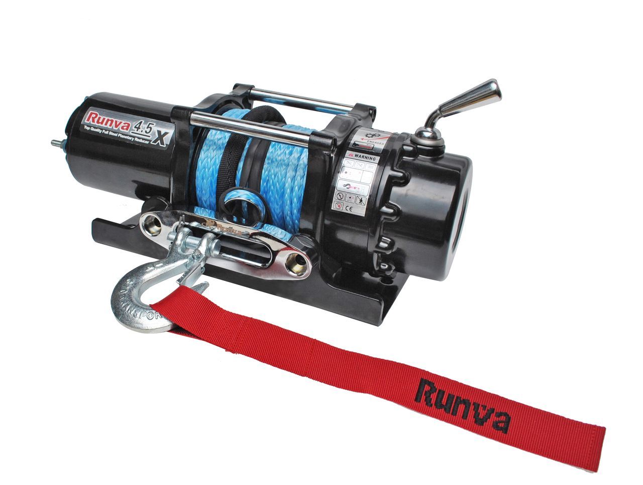 4.5X Winch 12V with Synthetic Rope