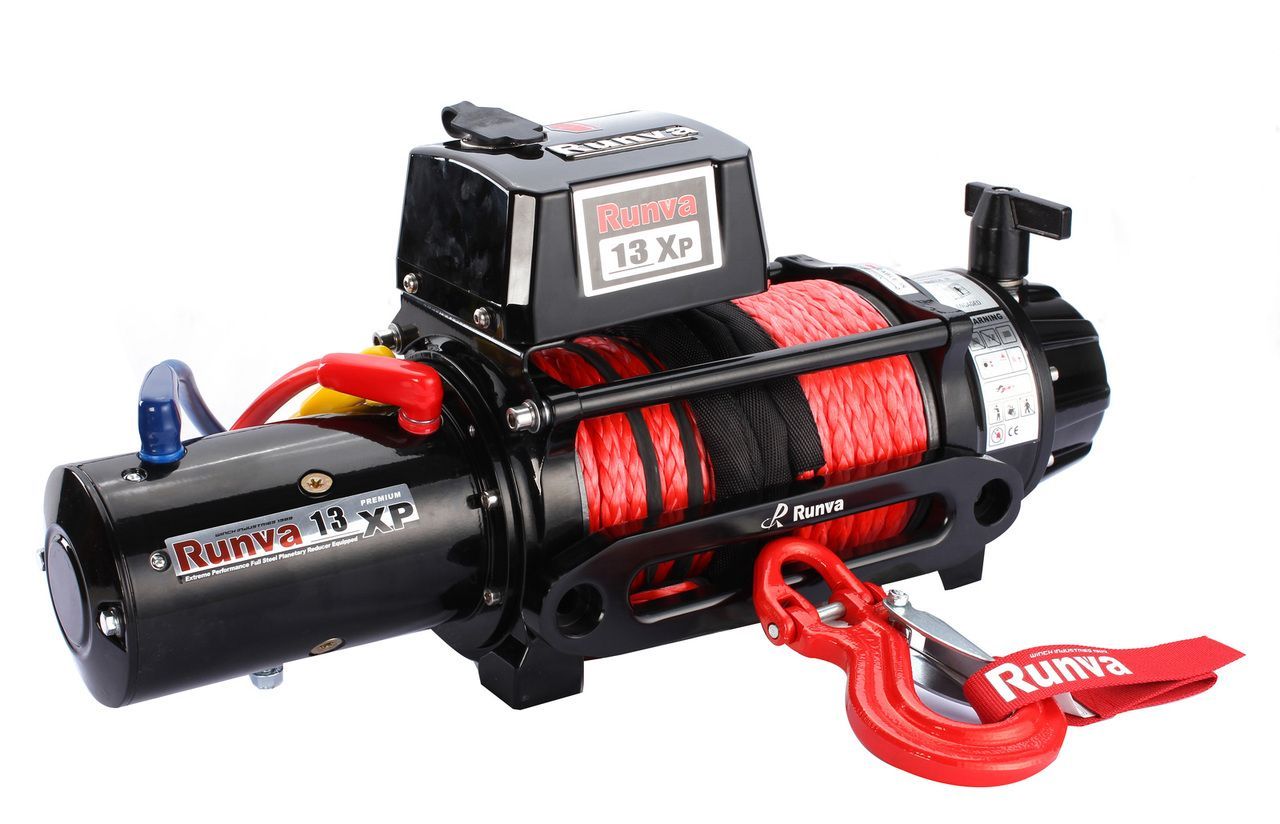 13XP Premium Winch 24V with Synthetic Rope