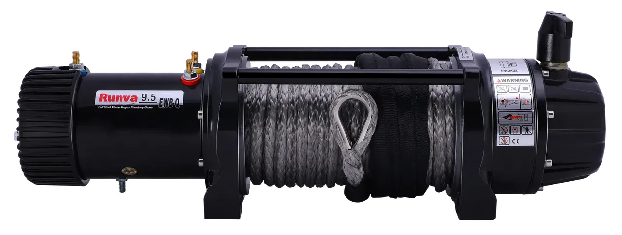 EWB9500Q-EVO Premium Winch 12V with Synthetic Rope