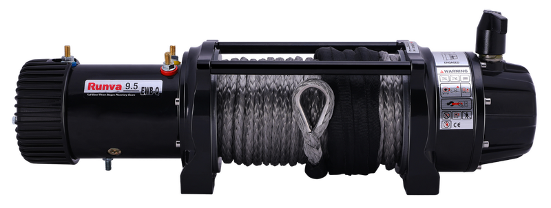 EWB9500Q-EVO Premium Winch 24V with Synthetic Rope (80:1)