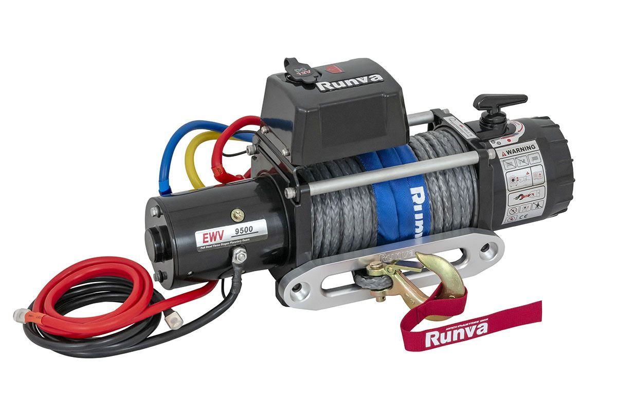 EWV9500 Ultimate Winch 12V with Synthetic Rope