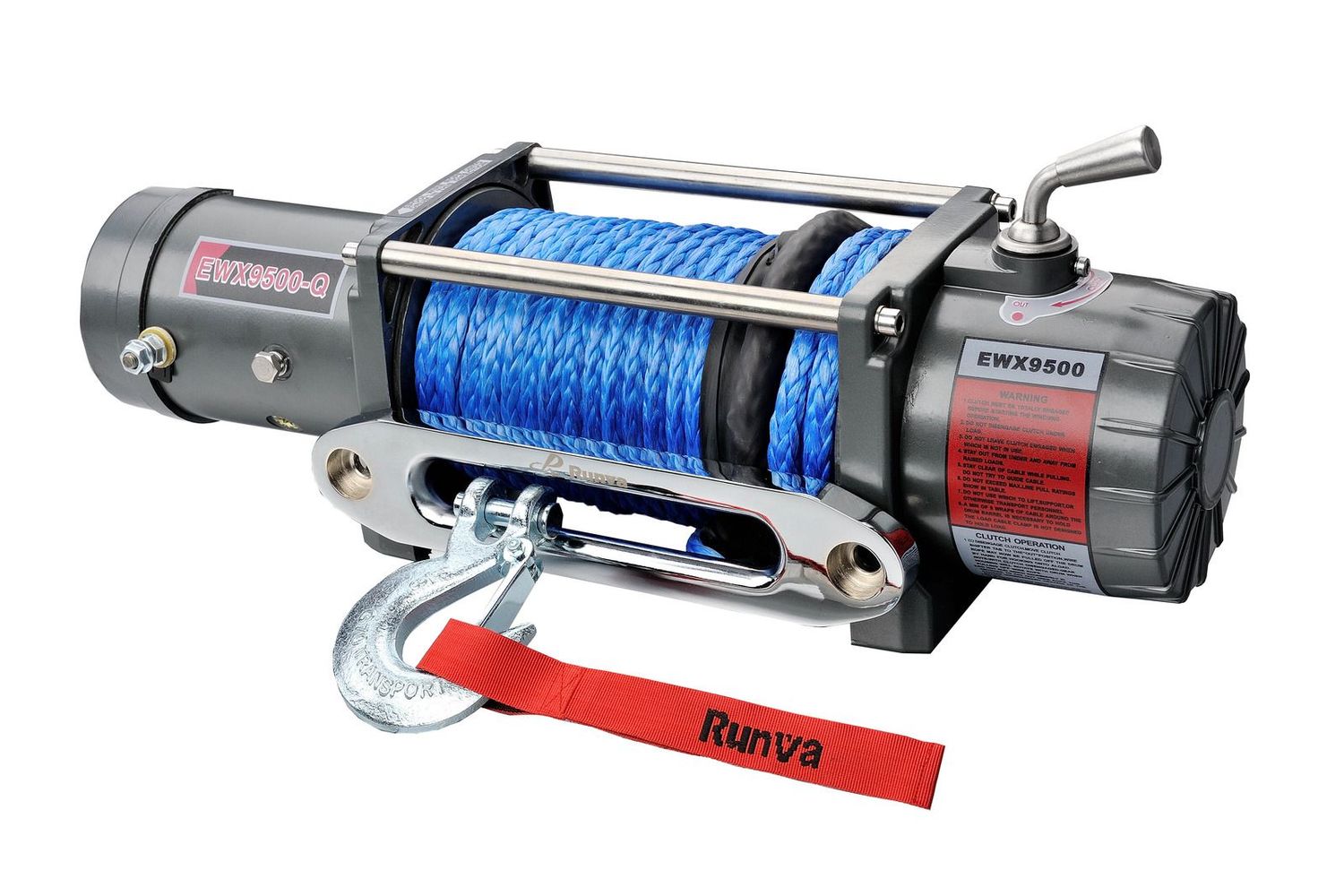 EWX9500-Q EVO Winch 12V with Synthetic Rope