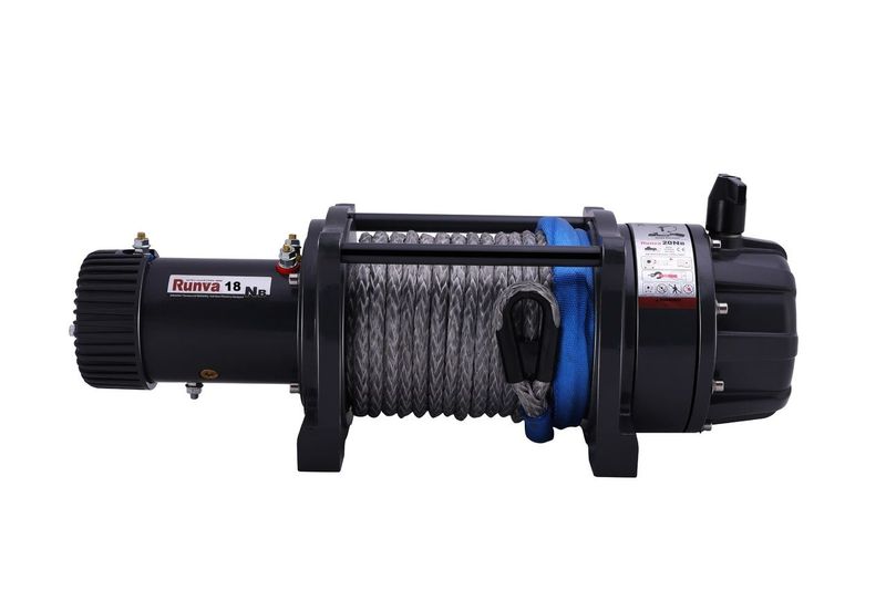 EWB18000 Premium Winch 12V with Synthetic Rope