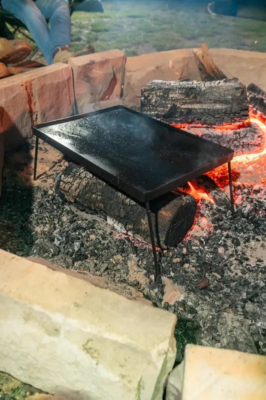 Snatch Campfire Cooking Plate