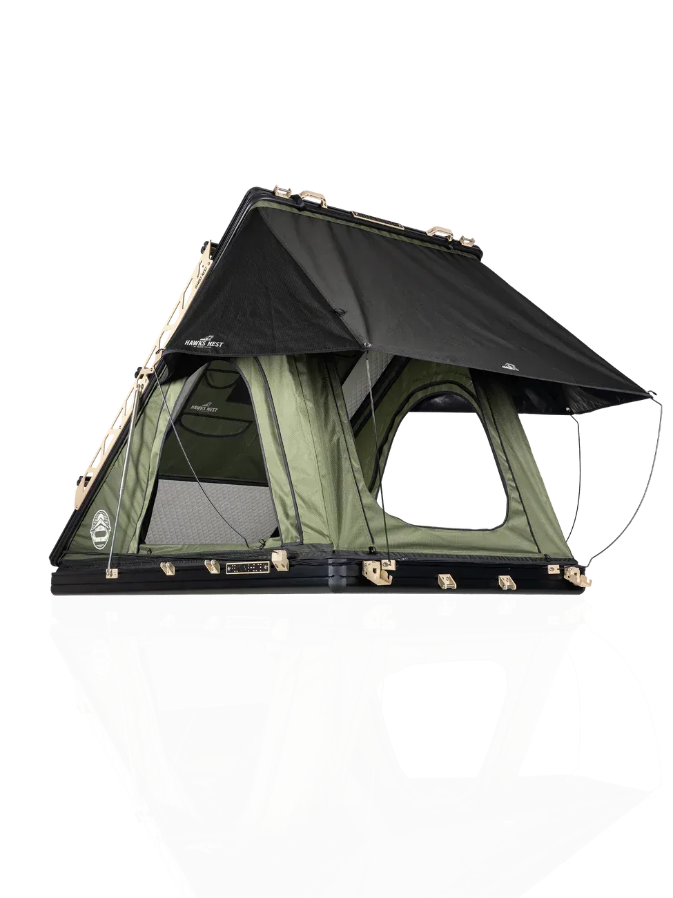 Hawk’s Nest V2 Rooftop Tent - Wide. (Grey or Green)