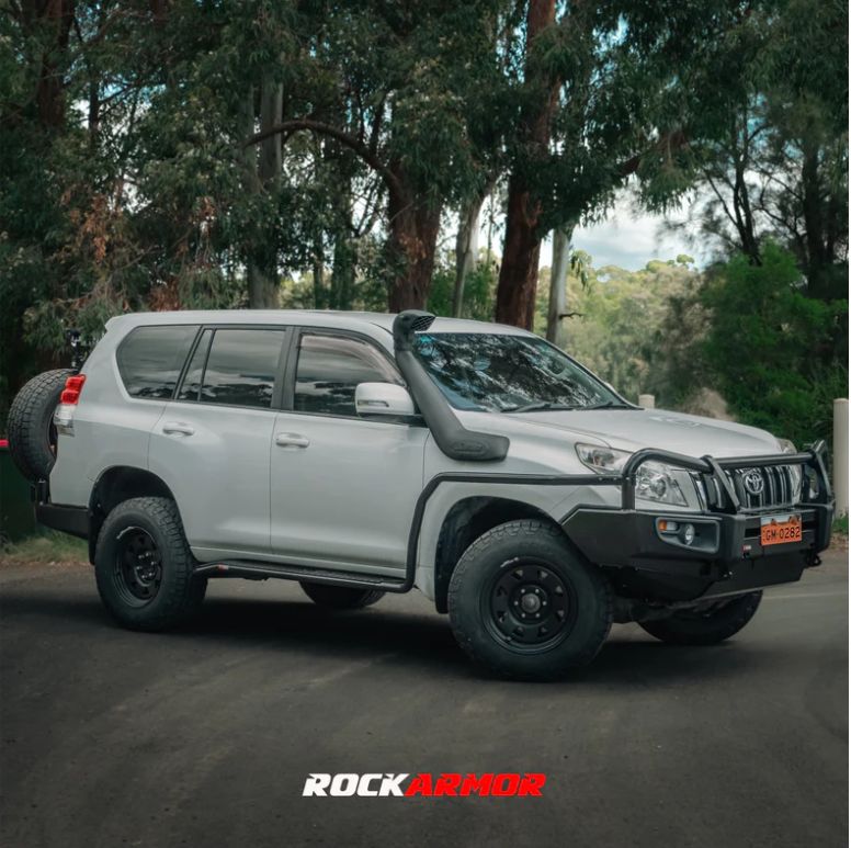 ROCKARMOR ROCK SLIDERS / SIDE STEPS TO SUIT PRADO 150 2009-2024 ROCKARMOR ROCK SLIDERS / SIDE STEPS TO SUIT PRADO 150 2009-2024