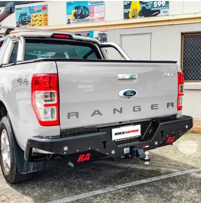 ROCKAMOR ELITE STEEL REAR STEP / TOWBAR TO SUIT FORD RANGER WILDTRACK 2012-2020 ROCKAMOR ELITE STEEL REAR STEP / TOWBAR TO SUIT FORD RANGER WILDTRACK 2012-2020
