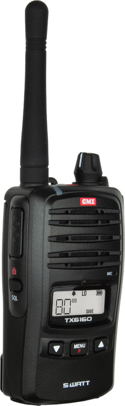 GME 5/1 watt Handheld UHF Radio IP67
