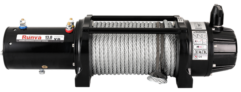 Runva 13XP Premium VS Winch 12V with Steel Cable