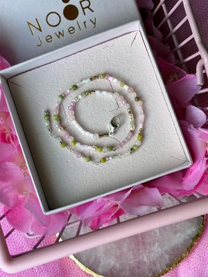 ankelkæde med perler