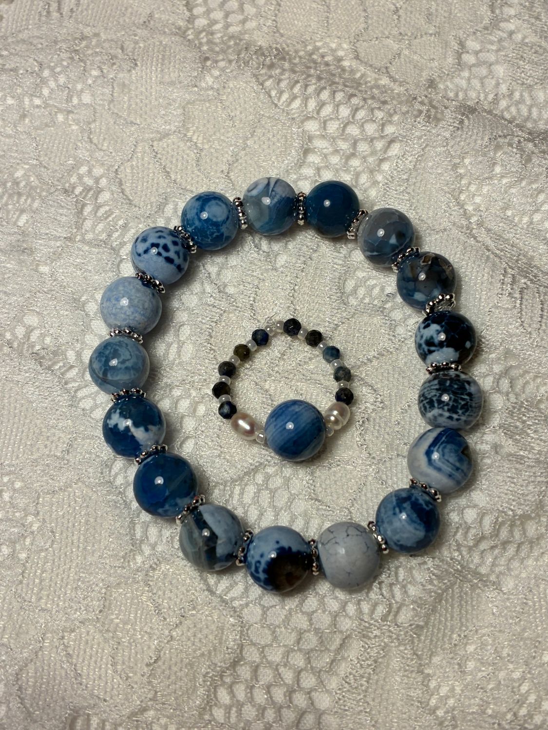 Blue lovers perlesæt