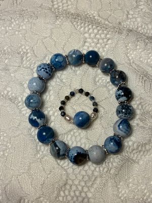 Blue lovers perlesæt