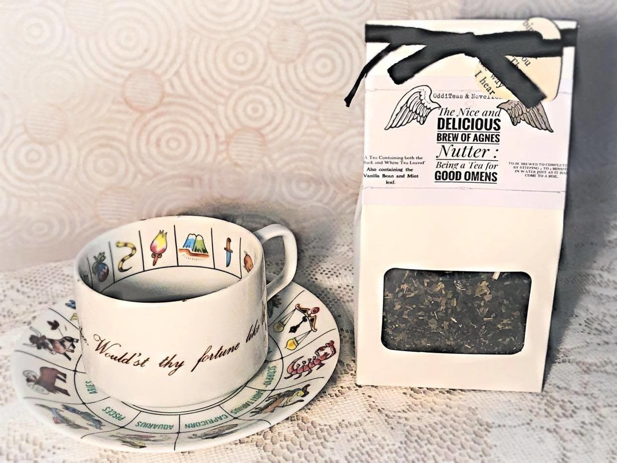 100g Good Omens -Agnes Nutter Black &amp; White Vanilla Mint