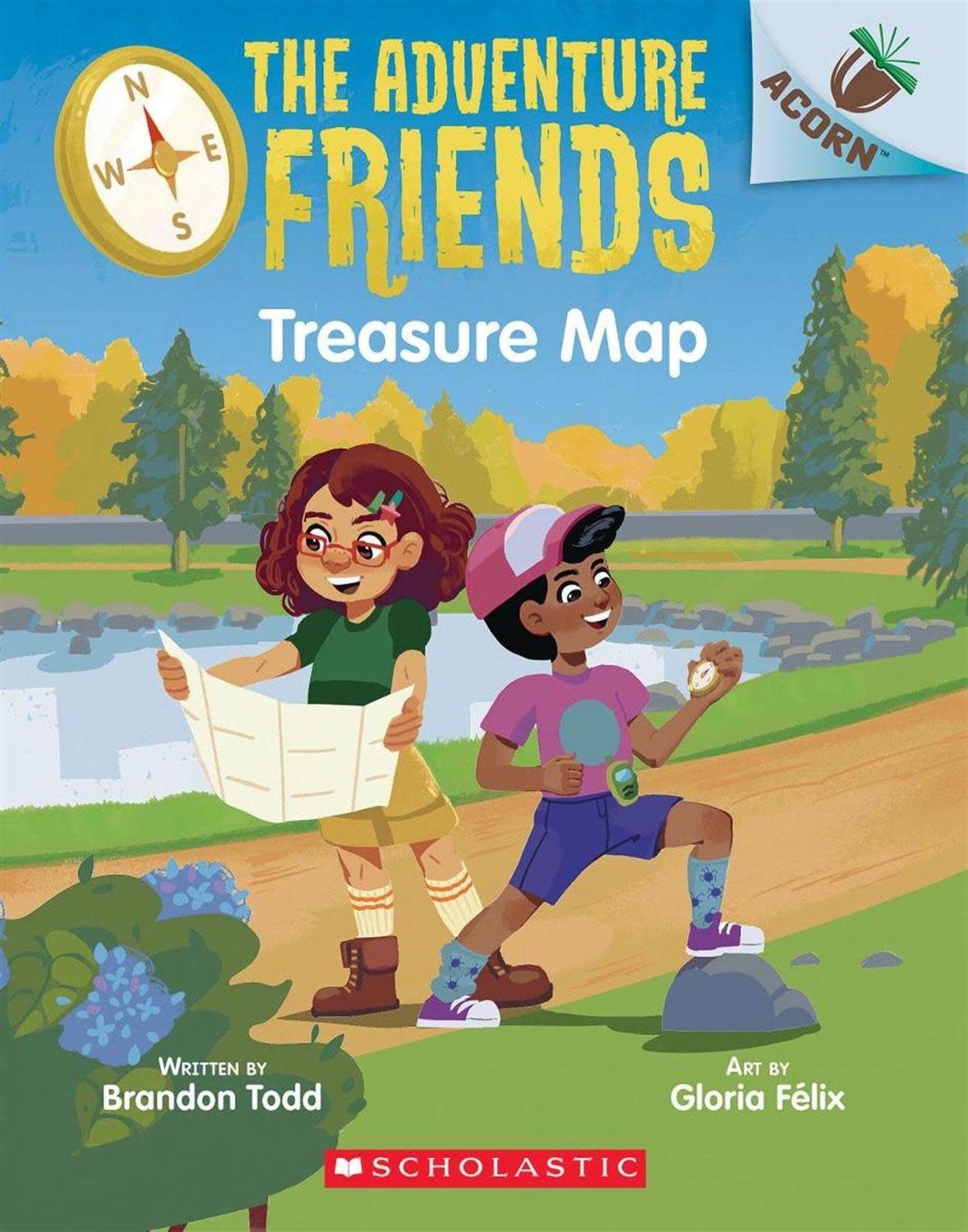 Treasure Map: An Acorn Book (The Adventure Friends #1) by Brandon Todd, Gloria Félix