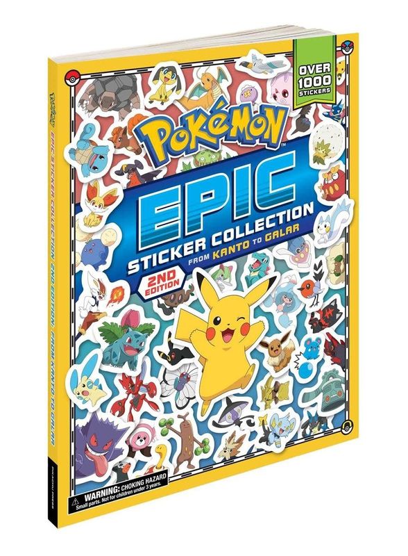 Pokémon Epic Sticker Collection 2nd Ed: From Kanto to Galar by Pikachu Press