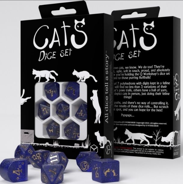 Cats Dice Set