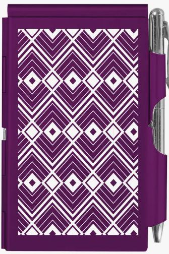 Purple Diamond Flip Note