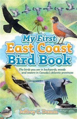 My First East Coast Bird Book: The birds you see in back yards, woods, and waters in Canada&#39;s Atlantic provinces by Jeffrey C. Domm
