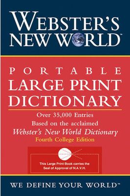 Webster&#39;s New World Portable Large Print Dictionary