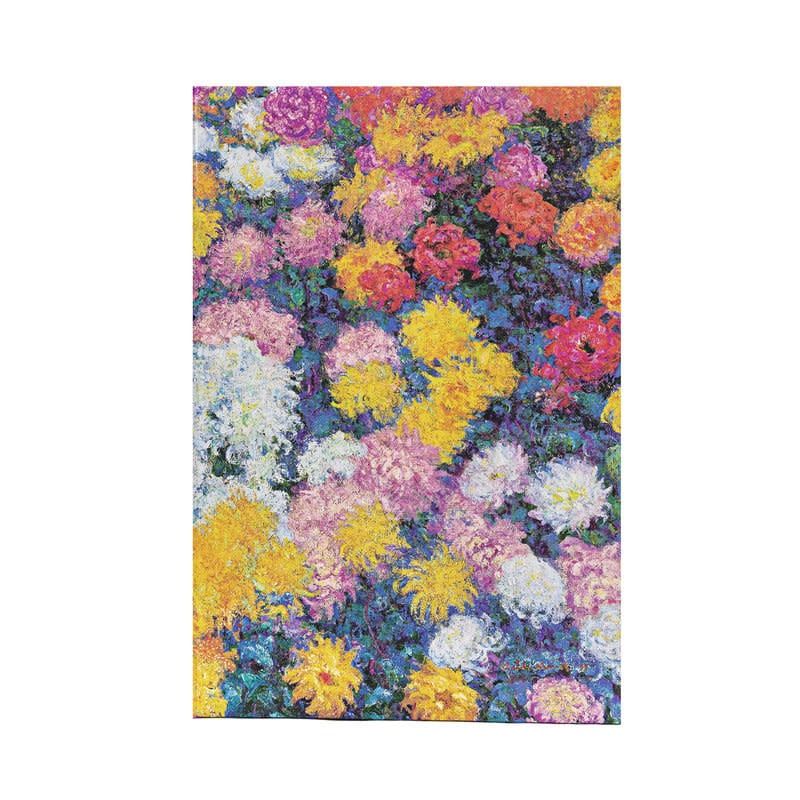 Chrysanthemums:  Mini Lined Journal (Monet)