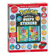 Pokemon Color-In 3D Stickers by Editors of Klutz