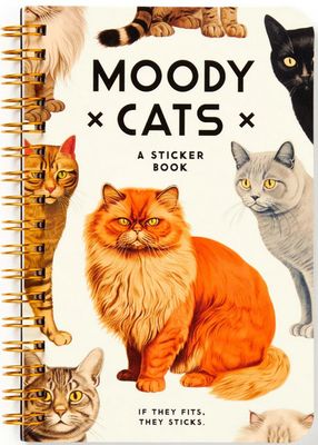Moody Cats Sticker Book