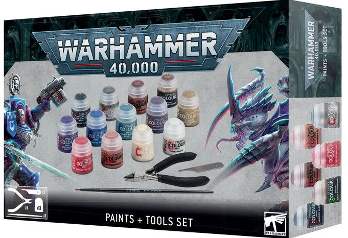 Warhammer 40,000: Paints + Tools Set