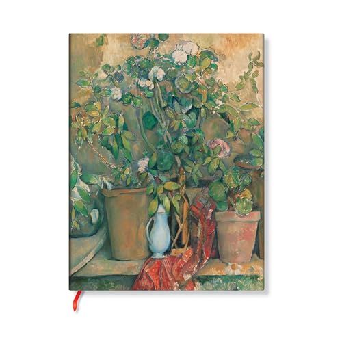 Paperblanks | Cezanne&#39;s Terracotta Pots and Flowers Lined Mini Journal