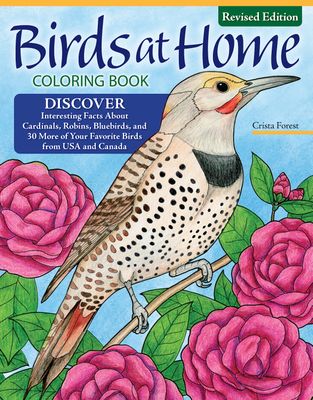 Birds at Home: Coloring Book by Crista Forest