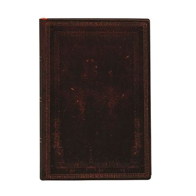 Black Moroccan Bold: Mini Unlined Journal (Old Leather Collection)