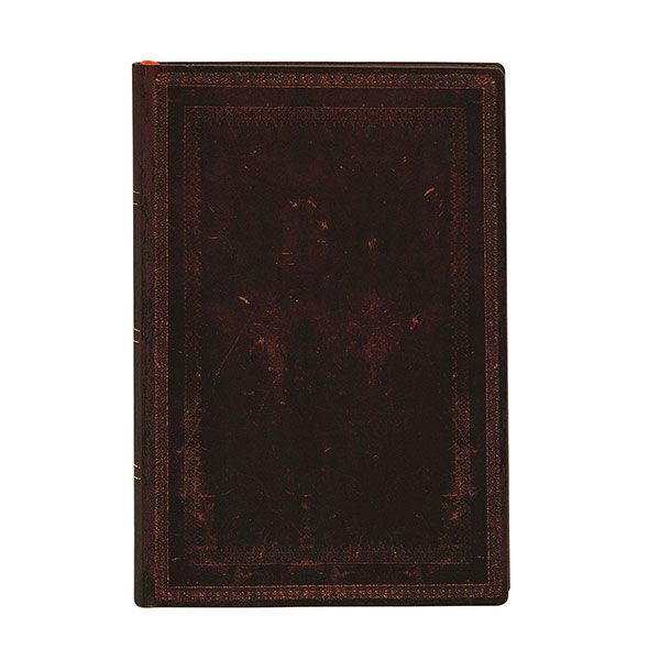 Black Moroccan Bold: Mini Unlined Journal (Old Leather Collection)