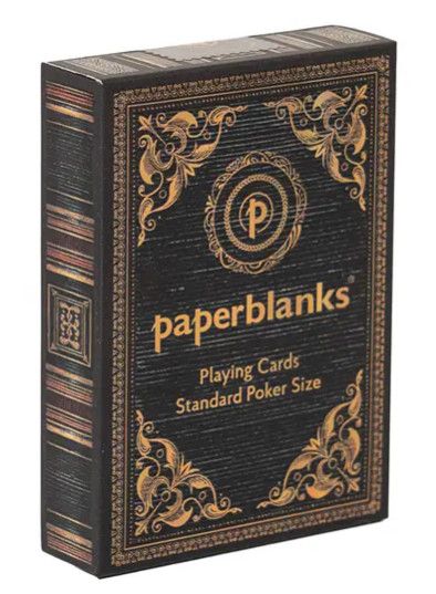 Asterales, Onyx Deck Playing Cards by Paperblanks