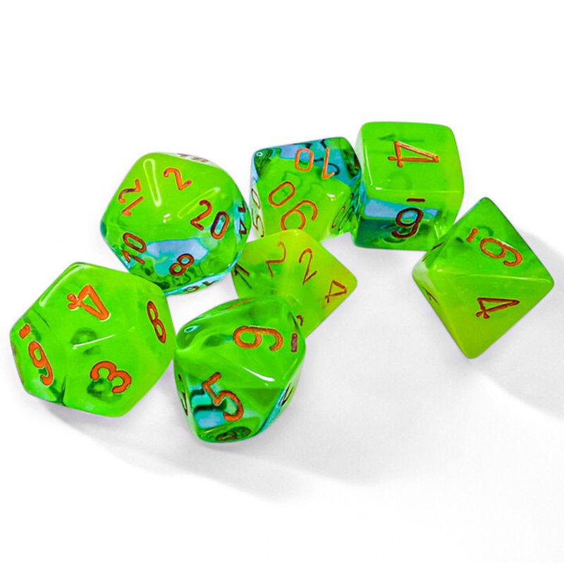 GEMINI 7-DIE SET PLASMA GREEN-TEAL/ORANGE LUMINARY