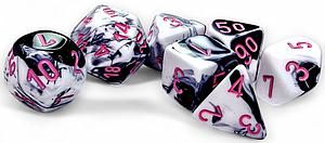 GEMINI 7-DIE SET BLACK-WHITE/PINK