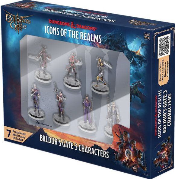 DND ICONS BALDUR&#39;S GATE 3 CHARACTER BOXED SET