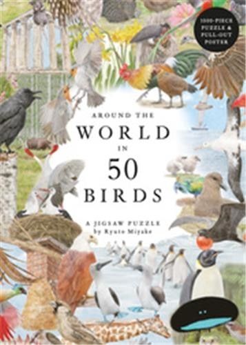 Around the World in 50 Birds 1000 Piece Puzzle