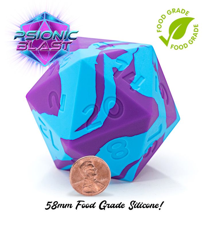 Silicone D20 - Psionic Blast