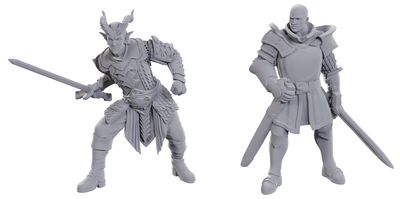 DND UNPAINTED MINIS, SPECIAL ED. BALDUR&#39;S GATE 3 - ULDER RAVENGARD &amp; ZEVLOR