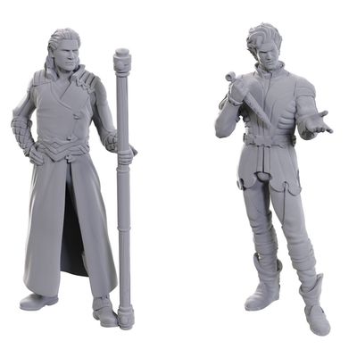 DND UNPAINTED MINIS, SPECIAL ED. BALDUR&#39;S GATE 3 - GALE &amp; ASTARION