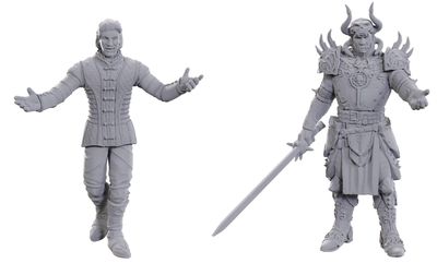 DND UNPAINTED MINIS, SPECIAL ED. BALDUR&#39;S GATE 3 - SAREVOK ANCHEV &amp; RAPHAEL