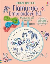Flamingo Embroidery Kit