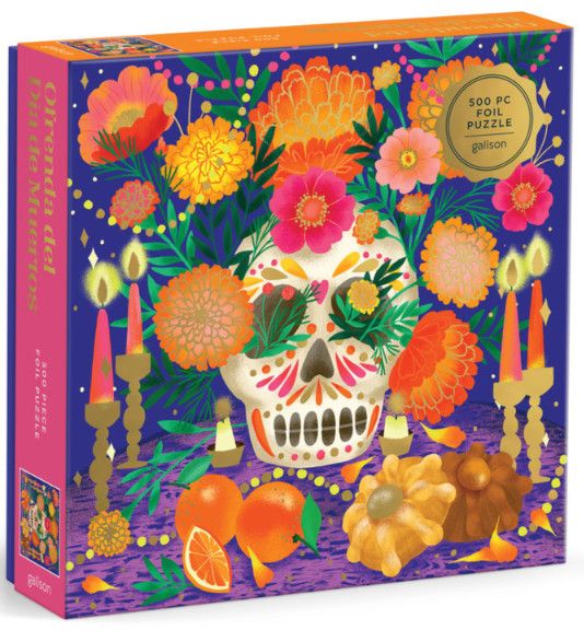 Ofrenda del Día de Muertos 500 Piece Foil Puzzle