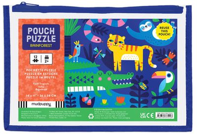 Rainforest 12 Piece Pouch Puzzle