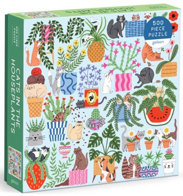 Cats in the Houseplants 500 Piece Puzzle