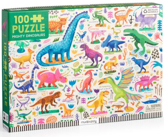 Mighty Dinosaurs 100 Piece Puzzle