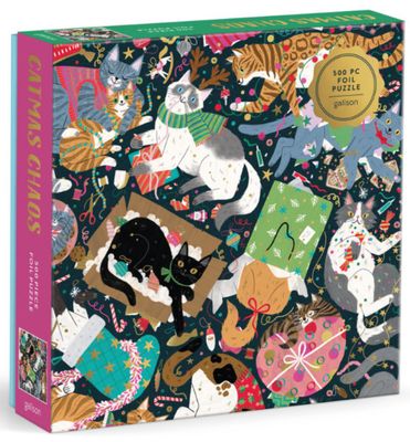 Catmas Chaos 500 Piece Foil Puzzle